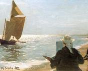 佩德 塞韦林 克罗耳 : Pintores en la playa